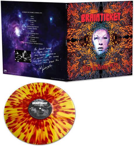 Brainticket: Live In Rome 1973 - Red/yellow Splatter